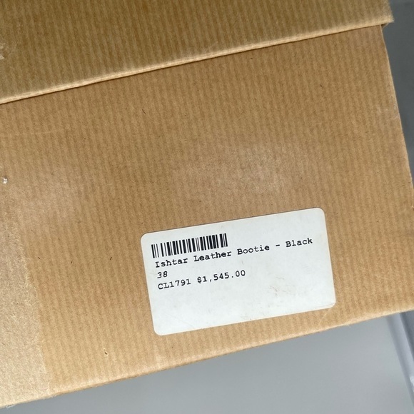 Christian Louboutin Ishtar Black Leather Mid Calf Pointed Stiletto Heels Boots - Picture 14 of 14